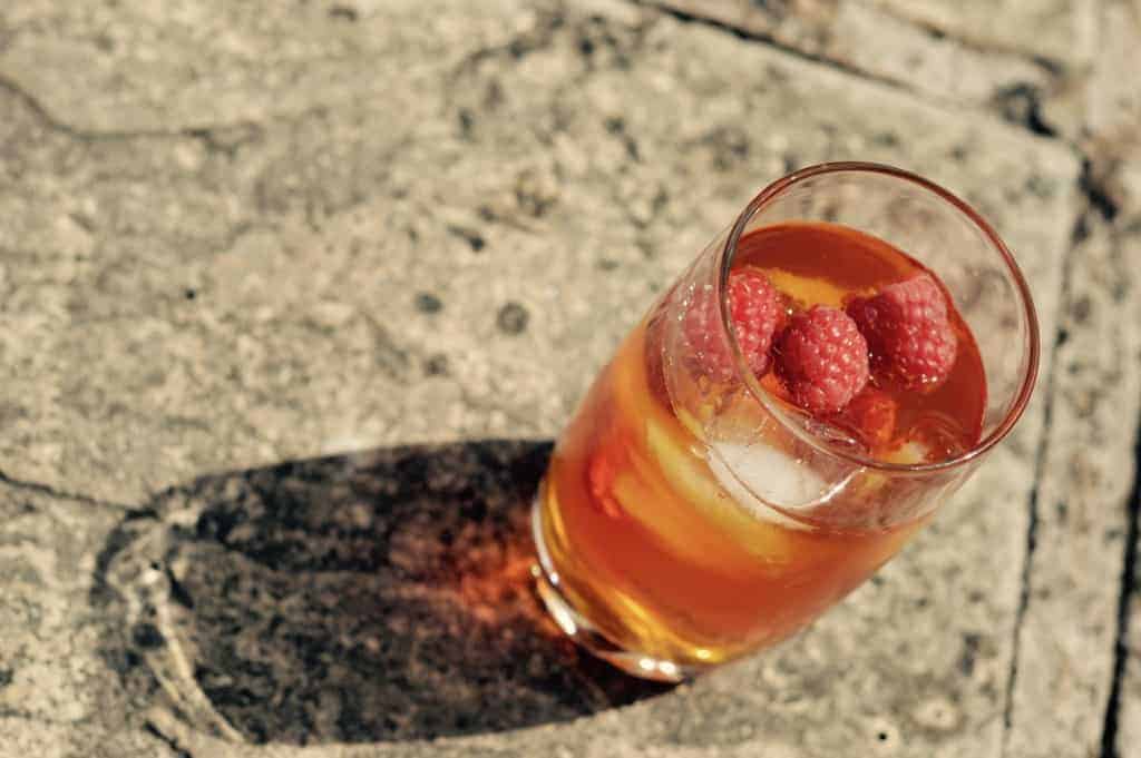 Raspberry Rooibos Ice Tea