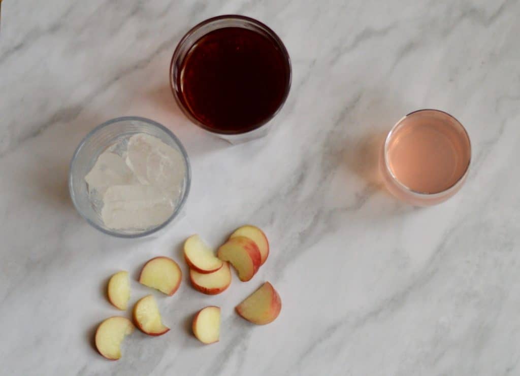 peach rooibos iced tea