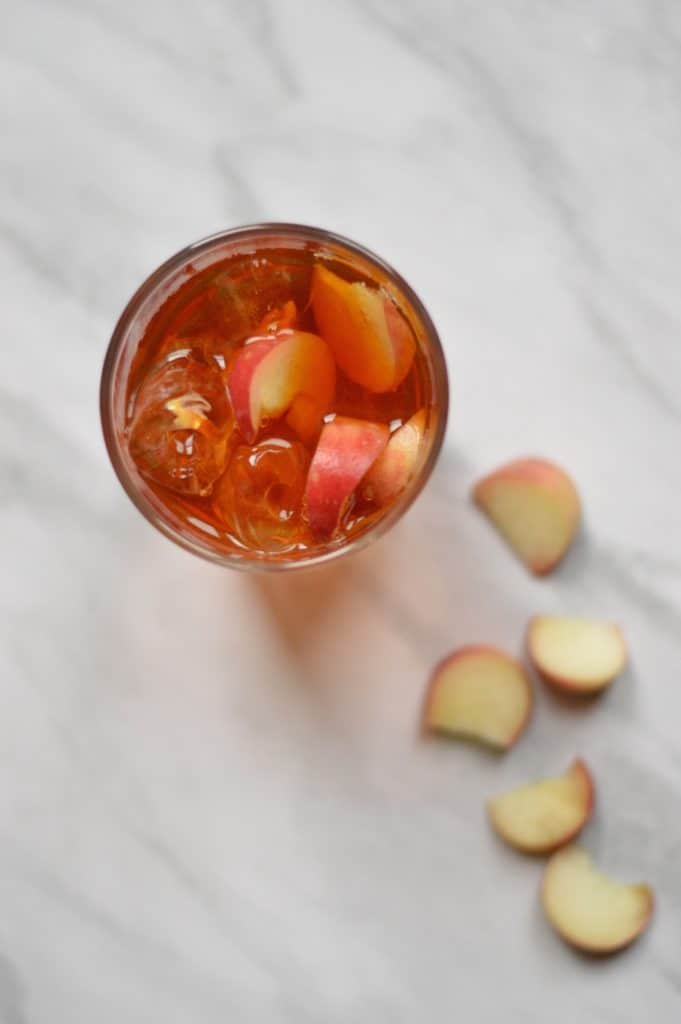 peach rooibos iced tea