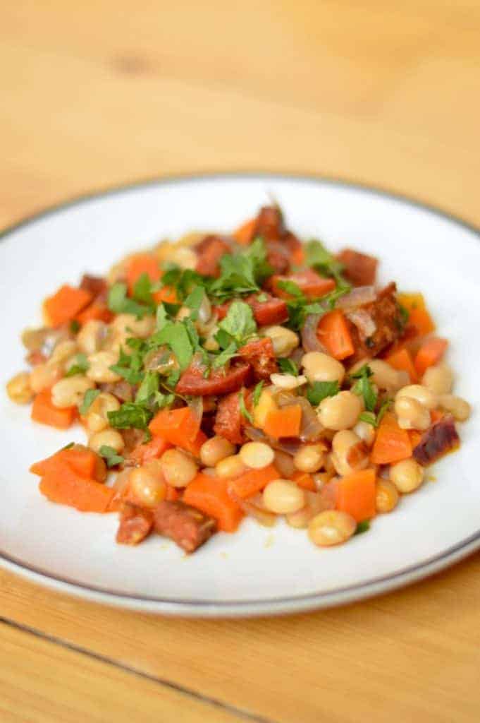 Haricot bean stew