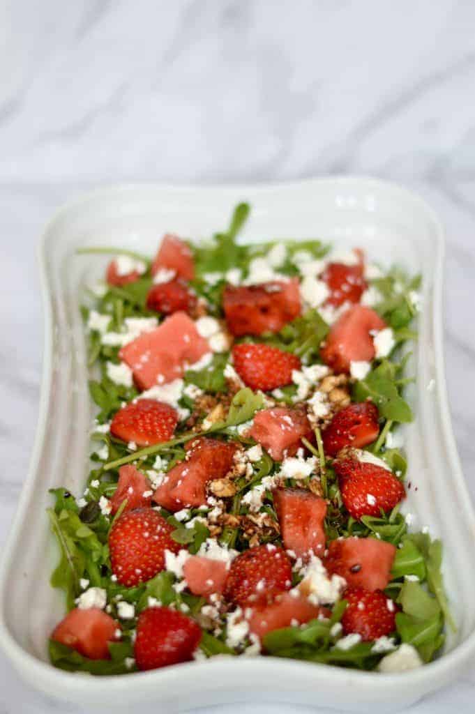 watermelon salad with feta