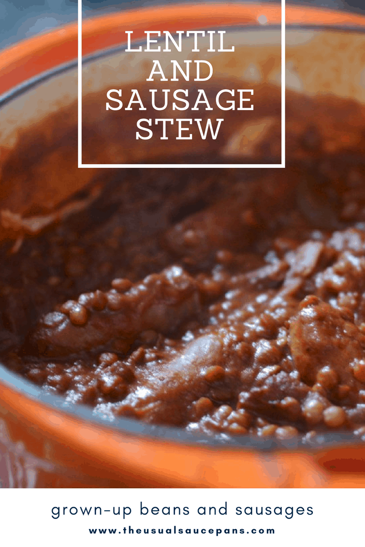 Sausage and lentil stew