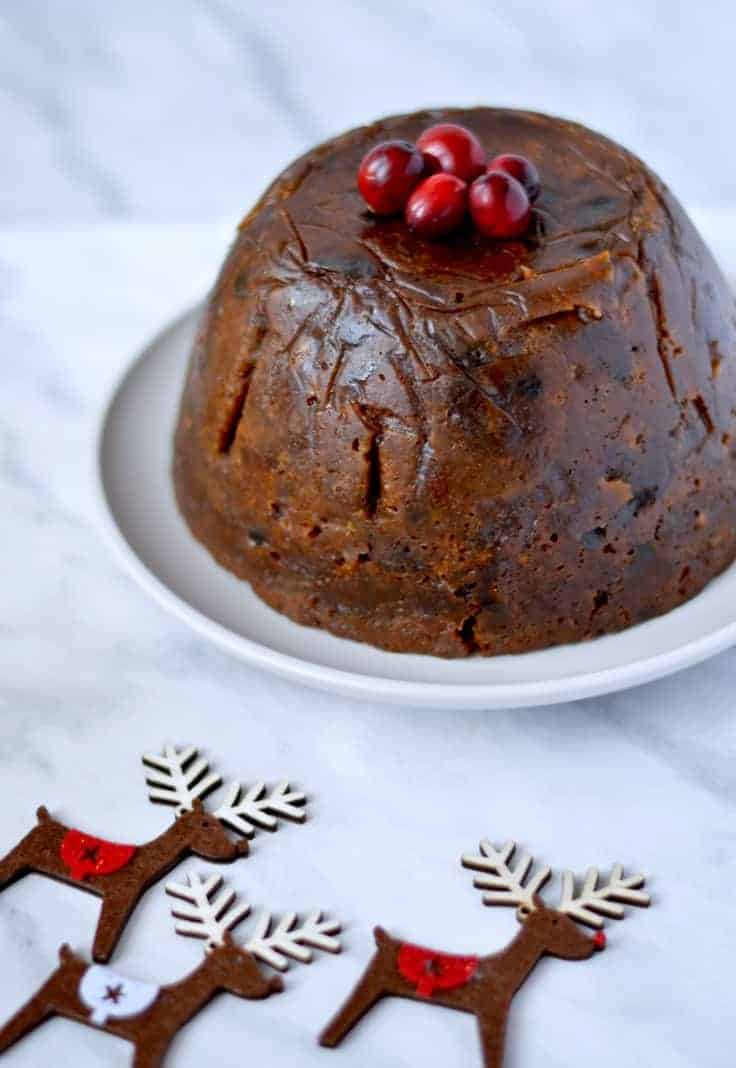 easy microwave christmas pudding